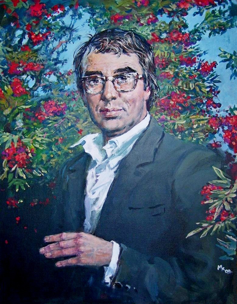 Валерий Александрович Гаврилин (1939-1999), советский и российский композитор (портрет кисти Михаила Копьева)