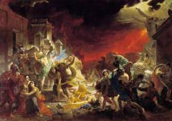 Карл Брюллов. Последний день Помпеи (1830-1833 гг.), сюжет связан с гибелью жителей античного города Помпеи в результате извержения Везувия 24 августа 79 года...