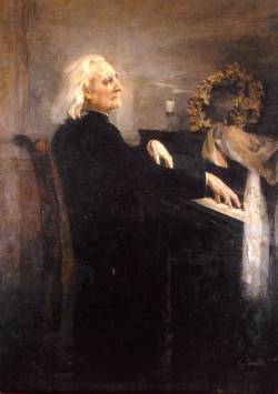 Ференц Лист (портрет кисти Элизы Рансонье-Виллез, 1879 г.)
