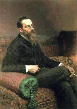 Николай Андреевич Римский-Корсаков, портрет кисти Ильи Репина (1893 г.)